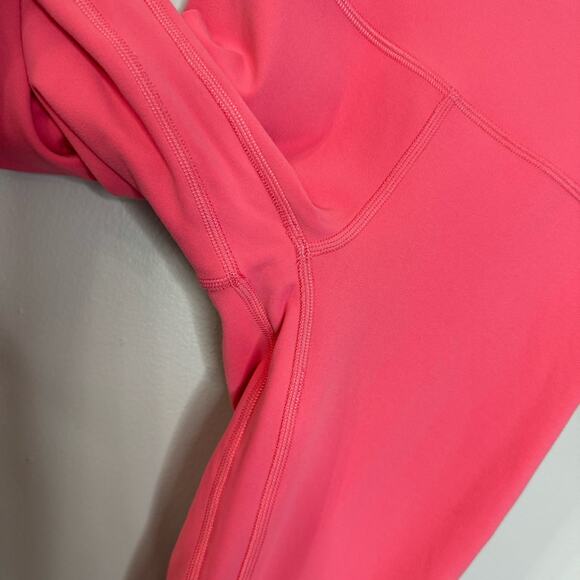 Lululemon Align Crop 21" Guava Pink High Rise Leggings Stretch Soft Sz 2 - Picture 4 of 9